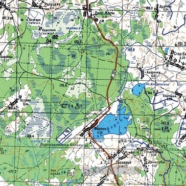 Топографическая Карта Отрадненского Района