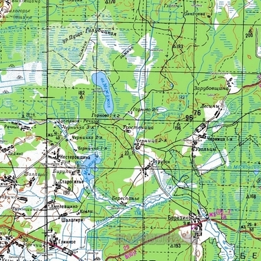 Топографическая Карта Семеновского Района
