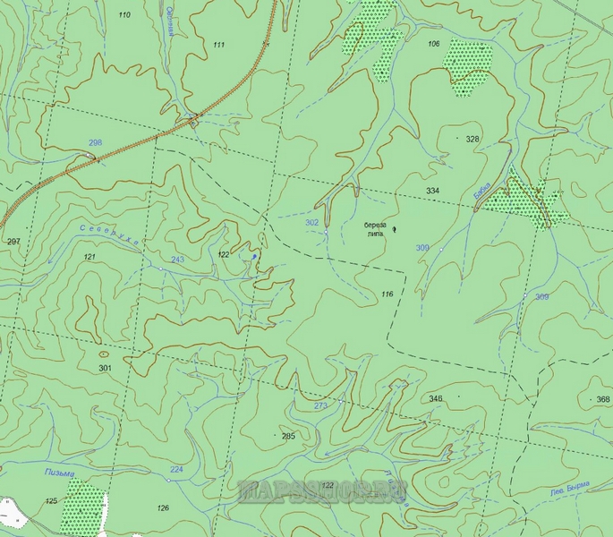 Топографическая Карта Краснодарского Края 1См 500 М