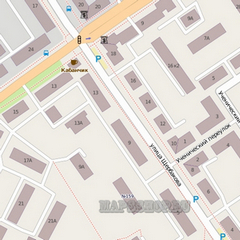 Векторная карта села станции Белое Озеро