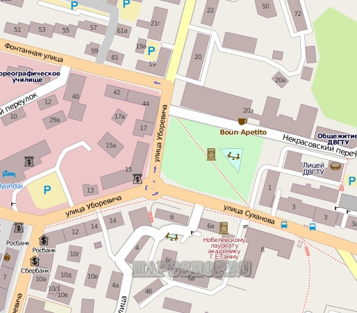 Кадастровая карта комсомольска на амуре с улицами и домами