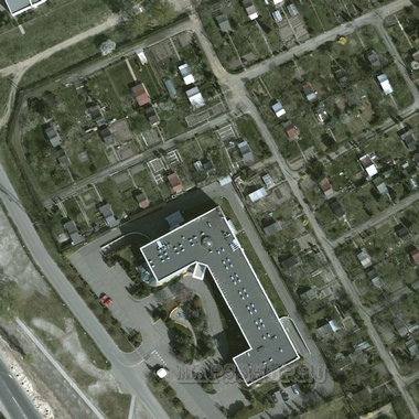 Спутниковая карта села Дзержинское 1 см - 20 м