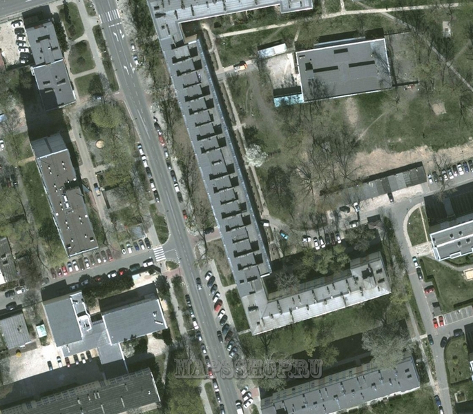 Спутниковая карта Кемерово 20 м - подробную карту Кемерово со спутника для  навигатора телефона, печати