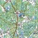 Топографическая карта Ульяновской области 1 см - 1 км