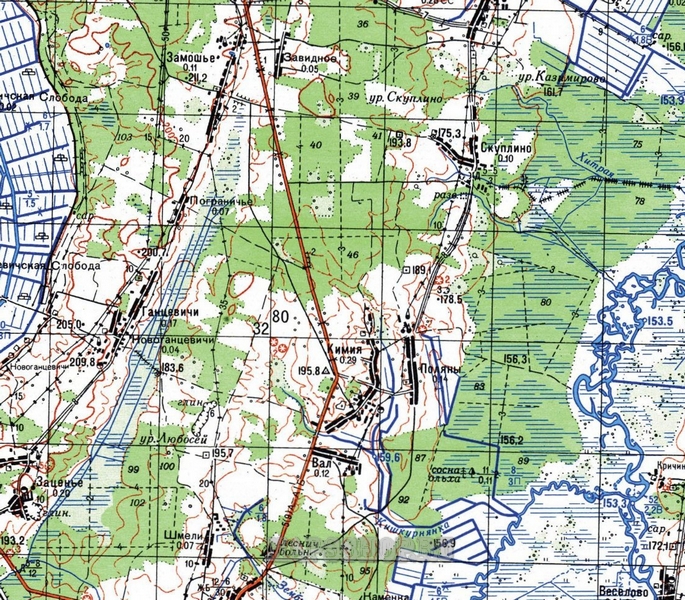 Топографическая карта Нижегородской области 1 км - подробная топокарта Нижегородскойобласти скачать