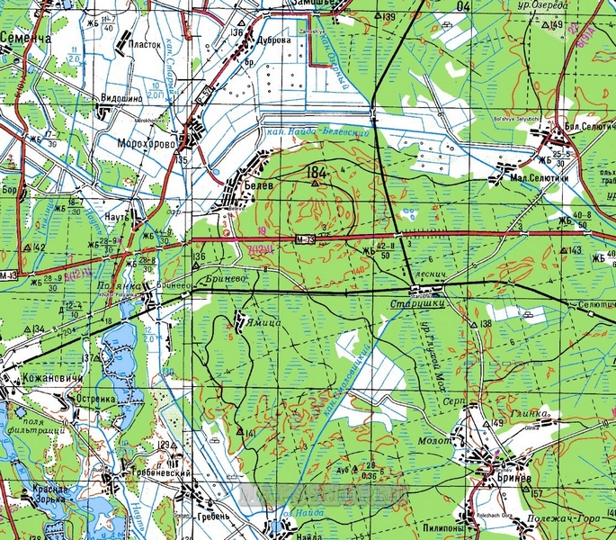 Топографическая карта Пермского края 2 км - детальная топокарта Пермскогокрая скачать