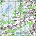 Топографическая карта Ленинградской области 1 см - 2 км