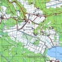Топографическая карта Пермского края 1 см - 2 км