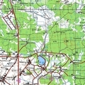 Топографическая карта Смоленской области 1 см - 2 км