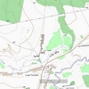Топографическая карта Краснинского района 1 см - 250 м