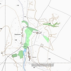 Топографическая карта Кандалакшского района 1 см - 250 м