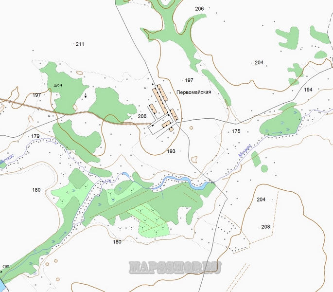 Топографическая карта Нижнего Новгорода 250 м - подробная топокарта НижнегоНовгорода скачать