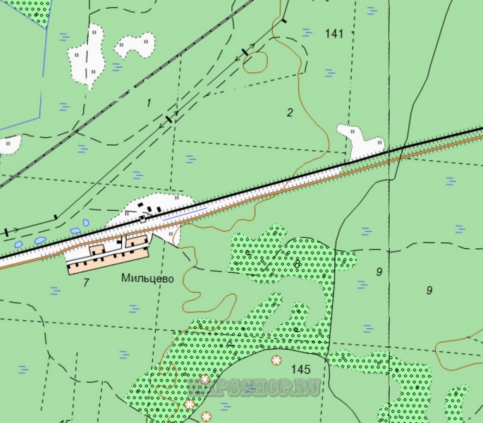Топографическая карта Тасеевского района 250 м - подробная топокартаТасеевского района скачать