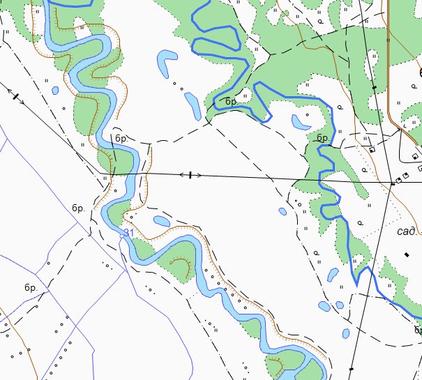 Топографическая карта орск